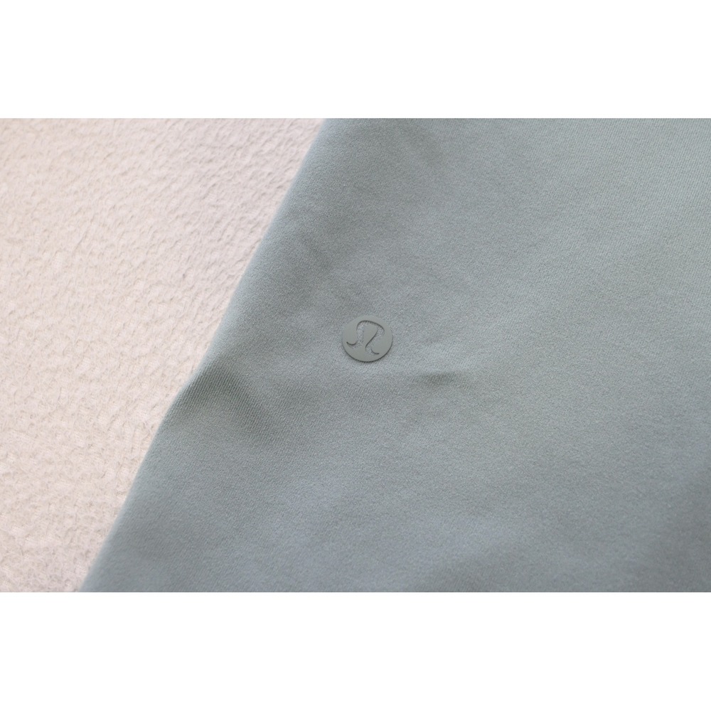 Lululemon Henley Shirt Men Large Sage Green Long Sleeve Wicking Performance